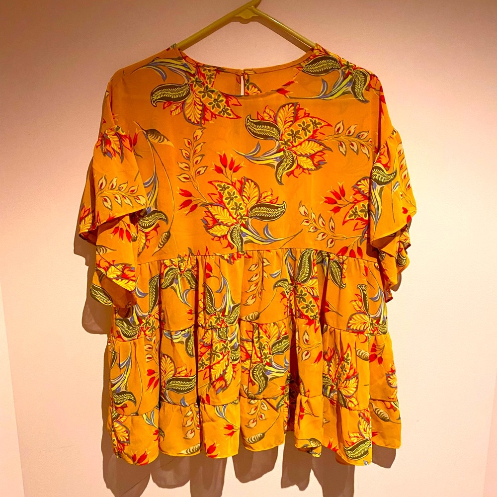 Sweet Paisley baby doll top